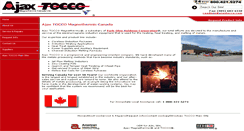 Desktop Screenshot of ajaxtocco.ca