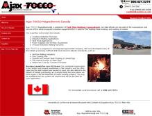 Tablet Screenshot of ajaxtocco.ca